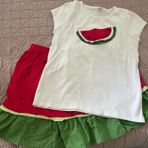 Watermelon Themed Kids Outfit
